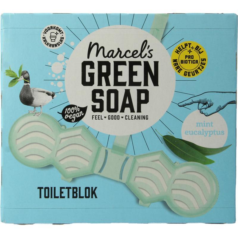 Marcel's GR Soap toiletblok munt & eucalyptus Marcel's GR Soap toiletblok munt & eucalyptus