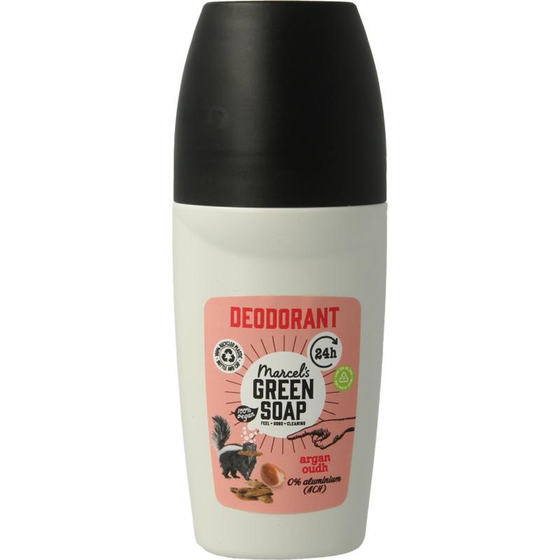 Marcel’s Green Soap Deodorant Roller Argan & Oudh 50 ml
