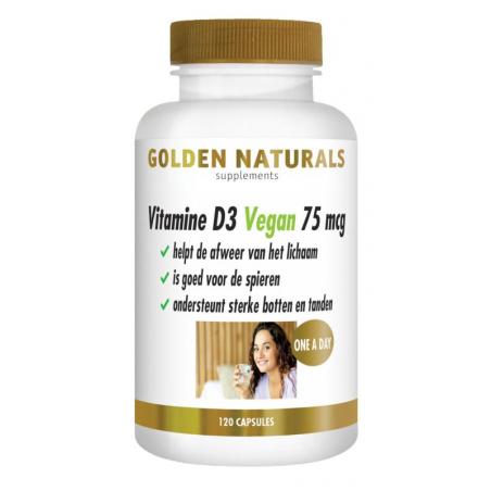 Golden Naturals Vitamine D3 75mcg vegan