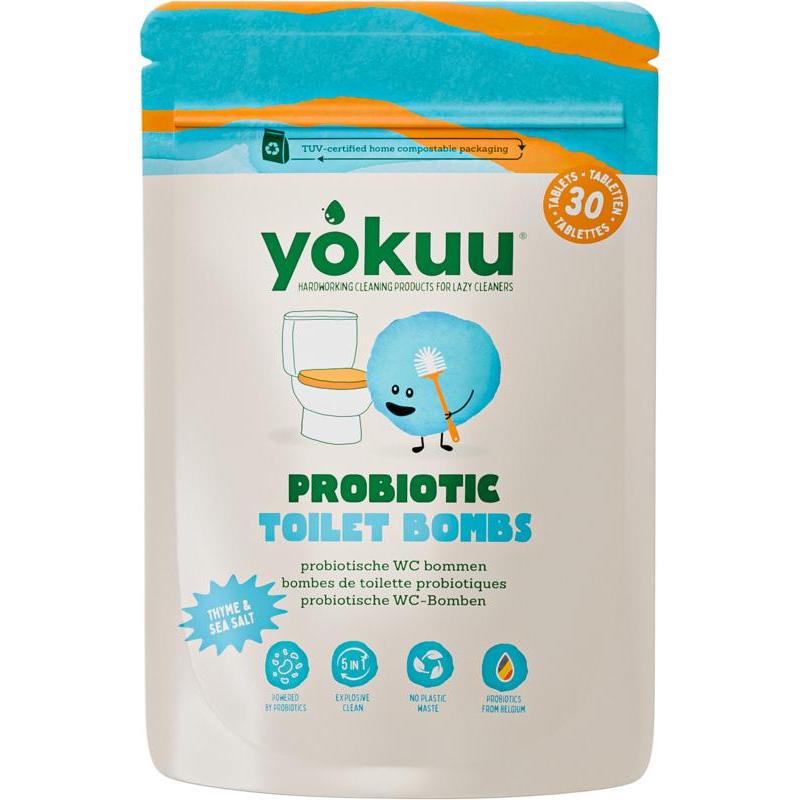 Yokuu Natuurlijke WC Tabletten Thyme & Sea Salt Probiotic Toilet Bombs 30st