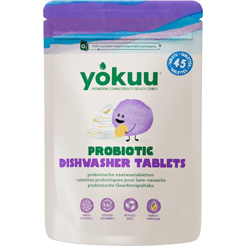 Yokuu Probiotic Dishwasher Tablets Probiotische Vaatwastabletten 45st