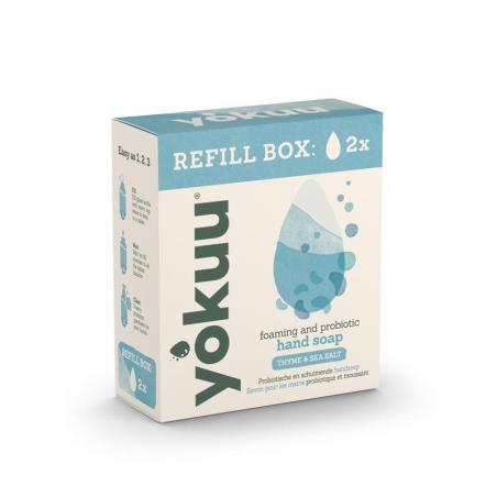 Yokuu Handzeep Thyme & Sea Salt Refill Box 2 parels