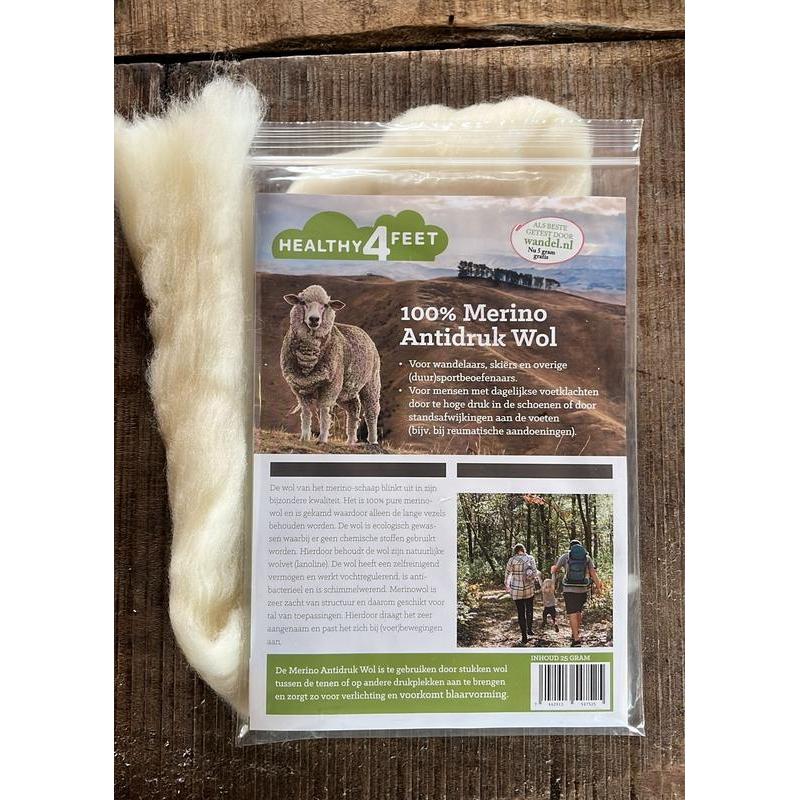 Healthy4Feet merino anti druk wol 25+5gram