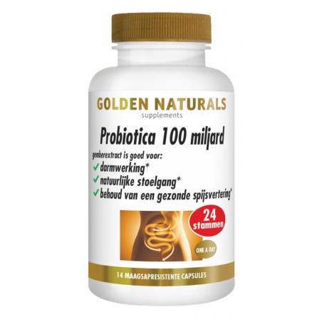Golden Naturals Microbiotica 100 miljard 14 vcap