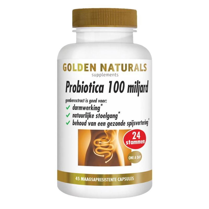 Golden Naturals Microbiotica 100 miljard 45 vcap