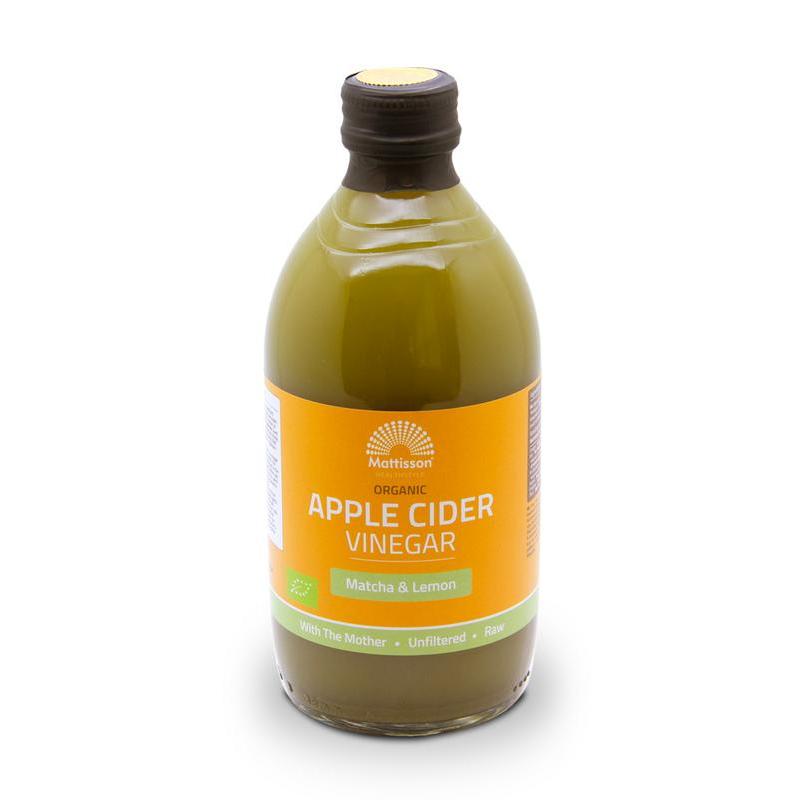 Mattisson Organic apple cider vinegar matcha lemon bio