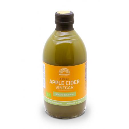 Mattisson Organic apple cider vinegar matcha lemon bio