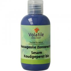 Volatile massageolie sesam zonnewarmte