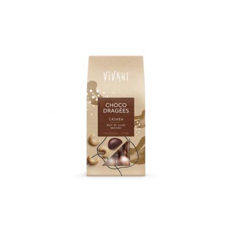 Choco dragees cashew bio