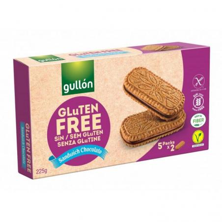 Gullon Glutenvrije Sandwich Chocolate Cookies 5x2 stuks 225 gram
