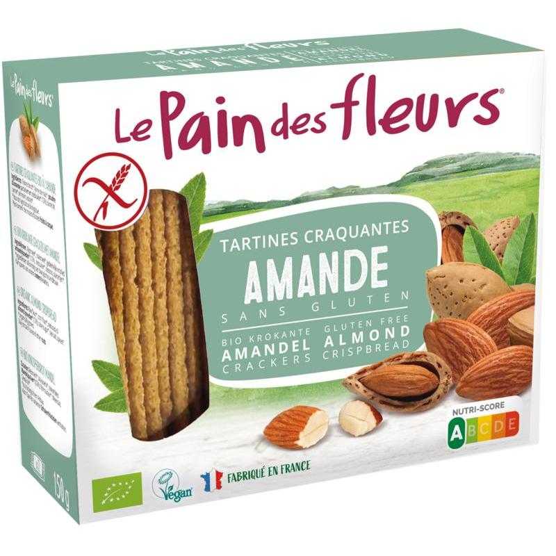 Pain Des Fleurs crackers met amandel bio