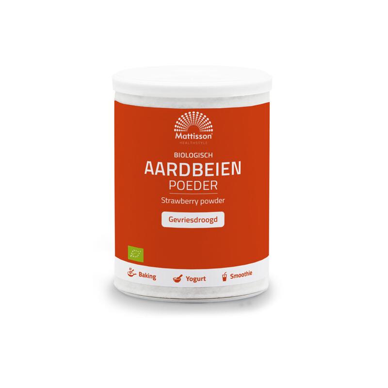 Mattisson aarbeien poeder gevriesdr bio