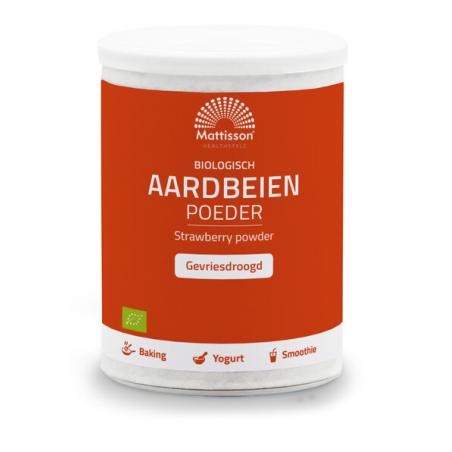 Mattisson aarbeien poeder gevriesdr bio