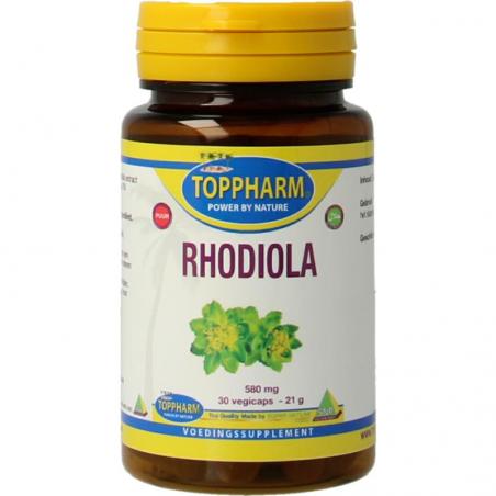 Toppharm rhodiola 580mg puur