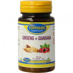 Toppharm ginseng + guarana 400mg