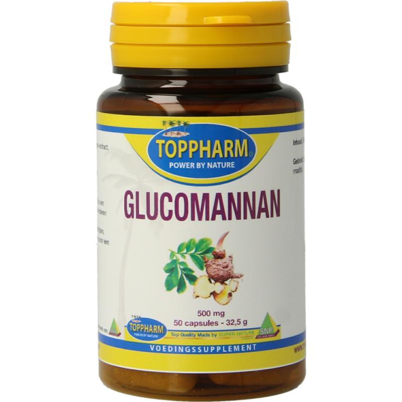 Toppharm glucomannan 500mg
