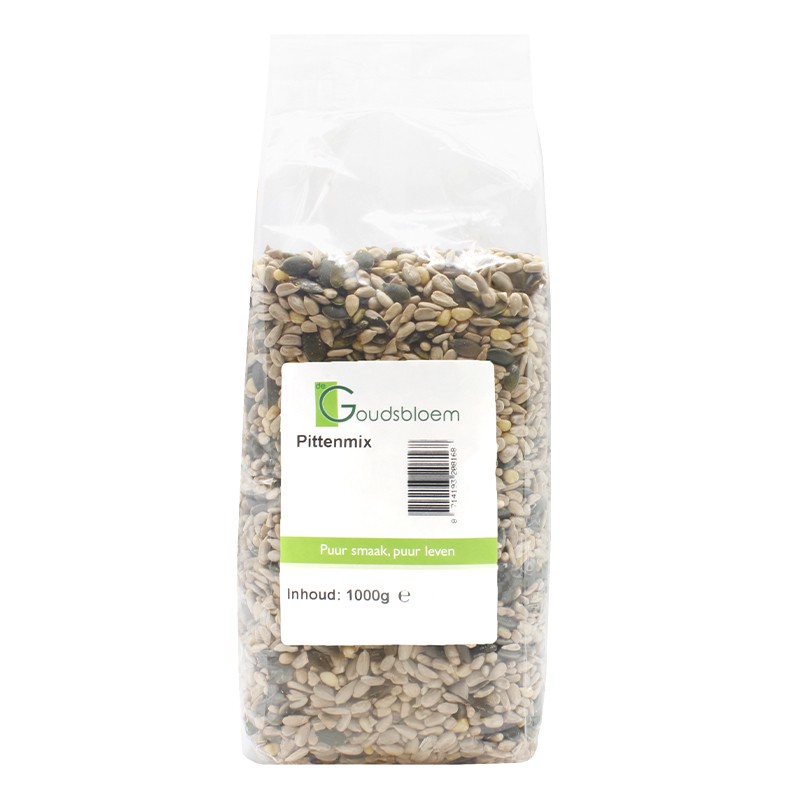 De Goudsbloem Pittenmix 1000 gram De Goudsbloem Pittenmix 1000 gram