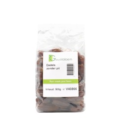De Goudsbloem Dadels zonder pit 500 gram