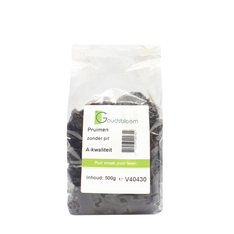 De Goudsbloem Pruimen zonder pit 500 gram