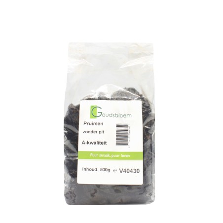 De Goudsbloem Pruimen zonder pit 500 gram