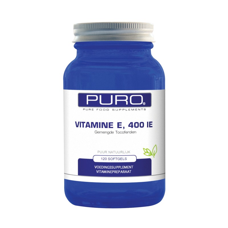Puro Food Supplementen Vitamine E400 120 capsules