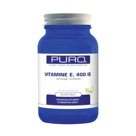 Puro Food Supplementen Vitamine E400 120 capsules