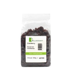 De Goudsbloem Cranberry gezoet vruchtsap 500 gram