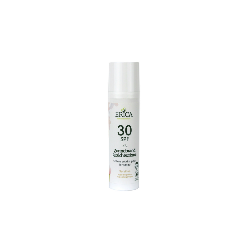 Erica Zonnebrand Gezichtscrème Sensitive SPF 30