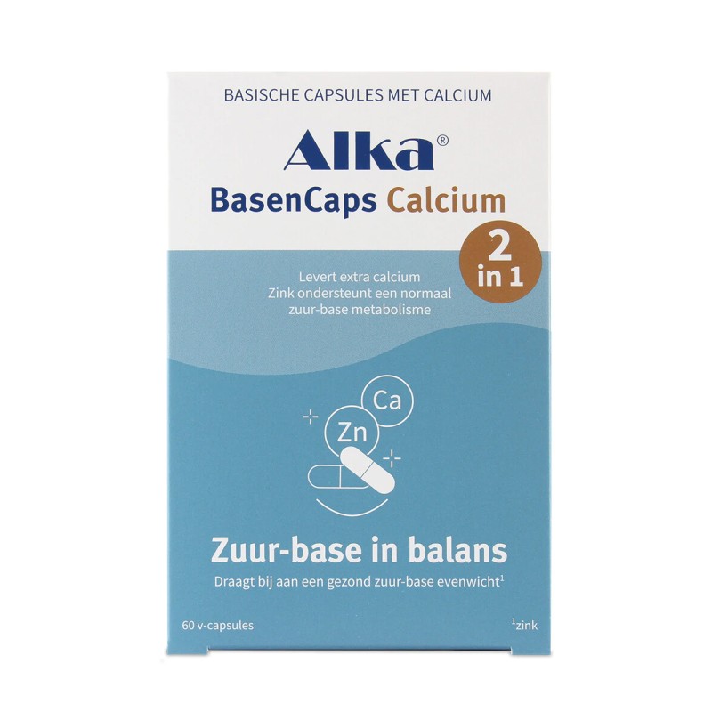 Alka Tabs Calcium 2 in 1 Zuur-base in balans 60 capsules Alka Tabs Calcium 2 in 1 Zuur-base in balans 60 capsules