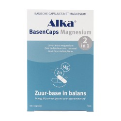 Alka Tabs Magnesium Basische capsules met magnesium 60 vegan capsules