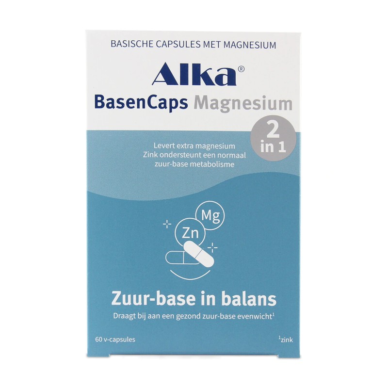 Alka Tabs Magnesium Basische capsules met magnesium 60 vegan capsules Alka Tabs Magnesium Basische capsules met magnesium 60 vegan capsules