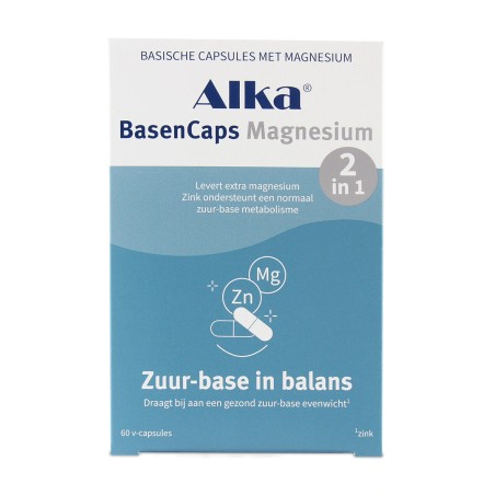 Alka Tabs Magnesium Basische capsules met magnesium 60 vegan capsules