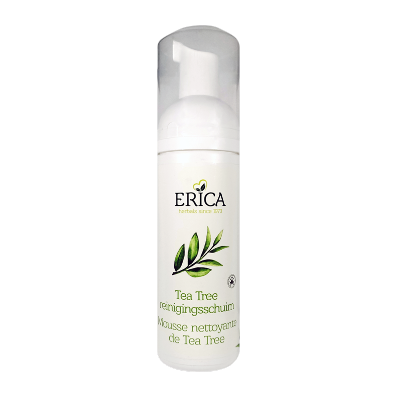 Erica Reinigingsschuim Tea Tree 150 ml