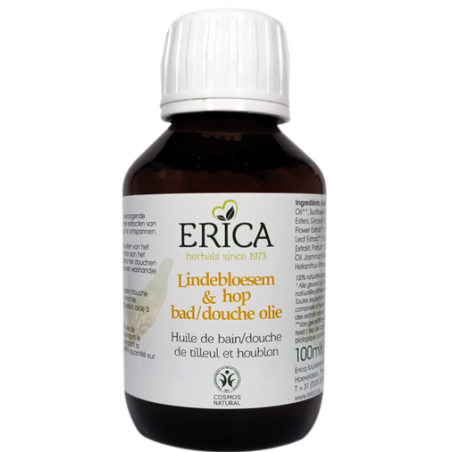 Erica Bad & Douche Olie Lindebloesem Hop 100 ml