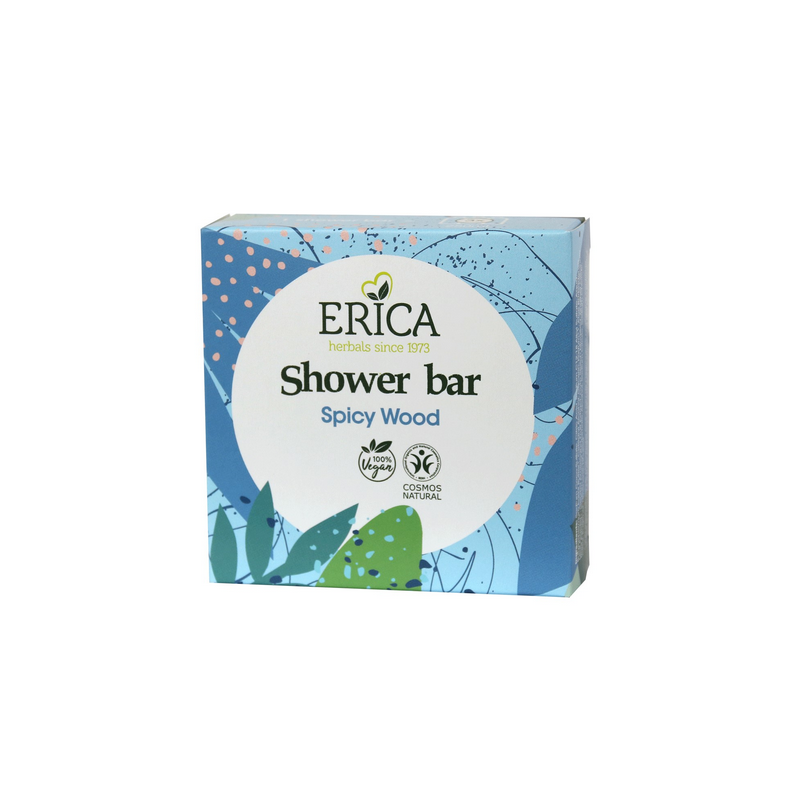 Erica Shower Bar Spicy Wood 95 gram