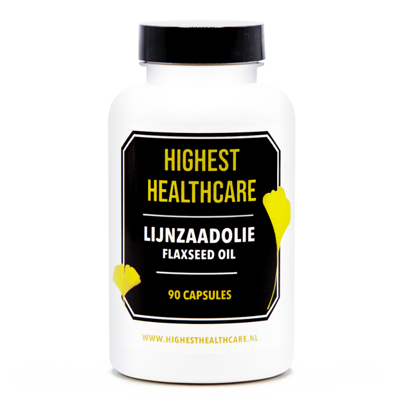 Highest Healthcare Lijnzaadolie 90 capsules Highest Healthcare Lijnzaadolie 90 capsules