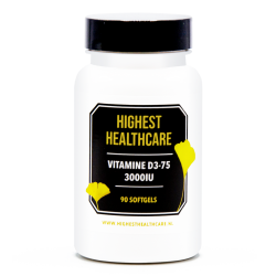 Highest Healthcare Vitamine D3 75 3000iu 90 softgels
