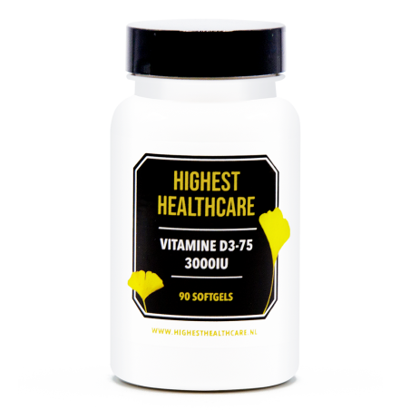 Highest Healthcare Vitamine D3 75 3000iu 90 softgels