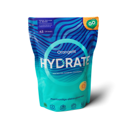 Orangefit Hydrate lemon orange elektrolyten poeder 40 drinks 300 gram