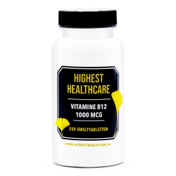 Highest Healthcare Vitamine B12 1000 mcg 250 smelttabletten