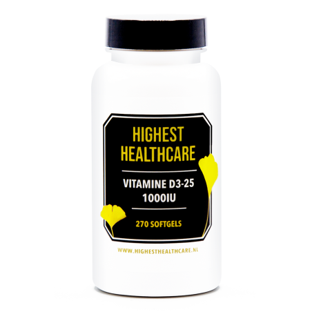 Highest Healthcare Vitamine D3 25 1000iu 270 softgels