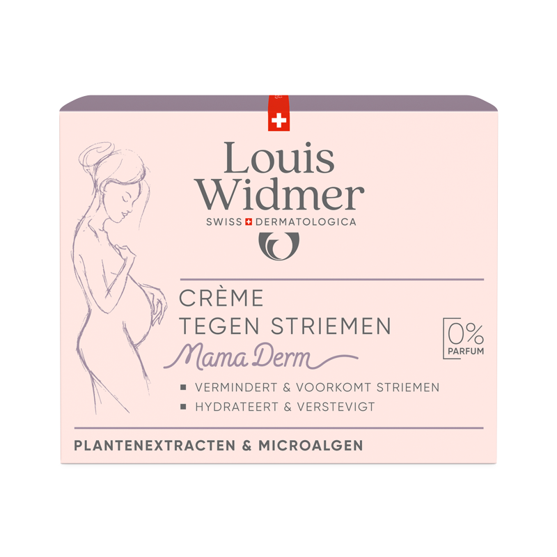 Louis Widmer MamaDerm Crème tegen Striemen ongeparfumeerd 250 ml Louis Widmer MamaDerm Crème tegen Striemen ongeparfumeerd 250 ml