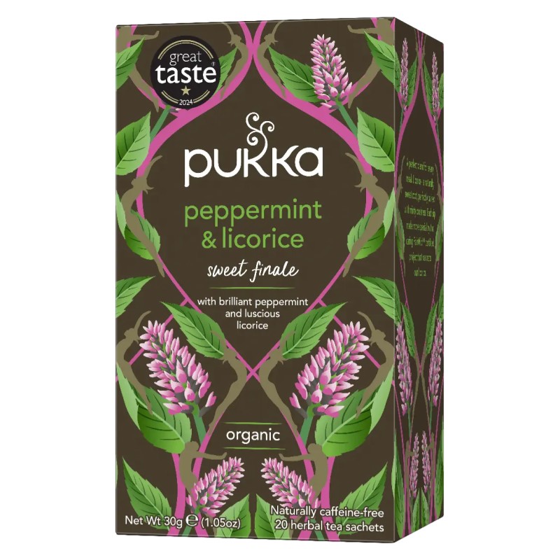 Pukka Org. Teas Peppermint & licorice herb