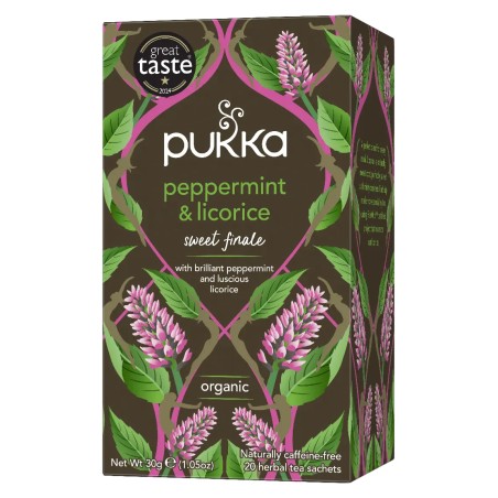 Pukka Org. Teas Peppermint & licorice herb