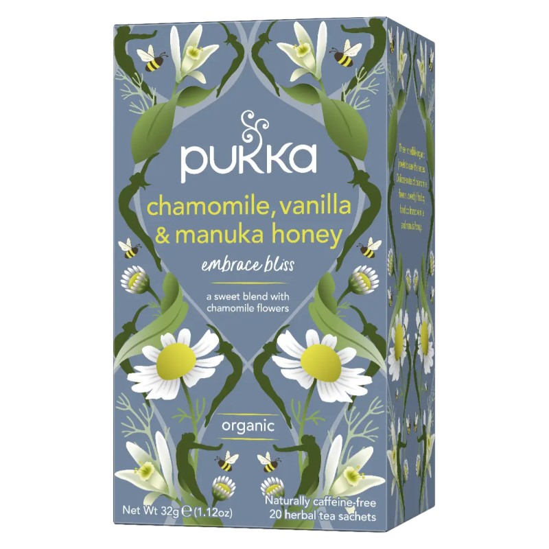Pukka Org. Teas Chamomile vanille/manuka honing