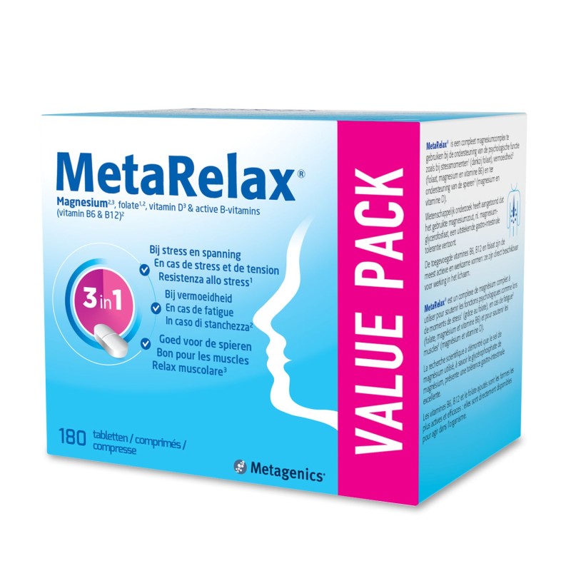 Metagenics MetaRelax 180 tabletten Metagenics MetaRelax 180 tabletten