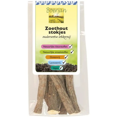 Boerjan Zoethoutstokjes 8 stuks