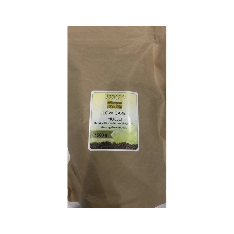 Boerjan Muesli Low Carb 500 gram