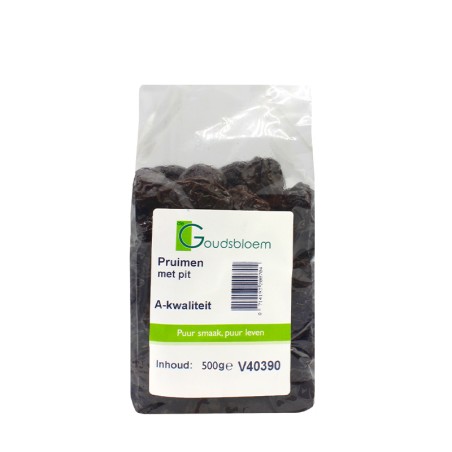De Goudsbloem Pruimen met pit 500 gram