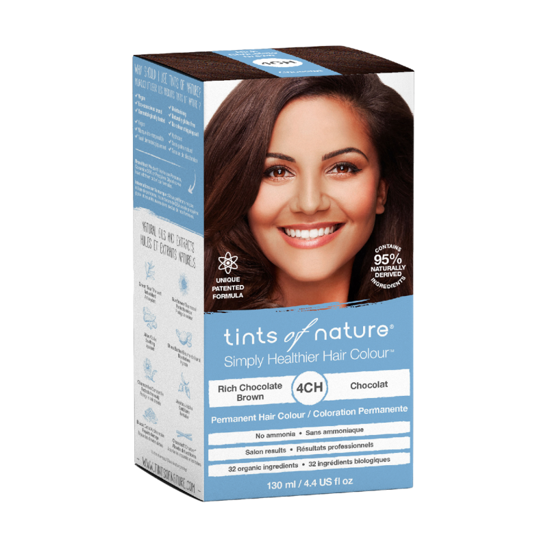 Tints of nature Permanente haarkleuringen 4CH chocolade